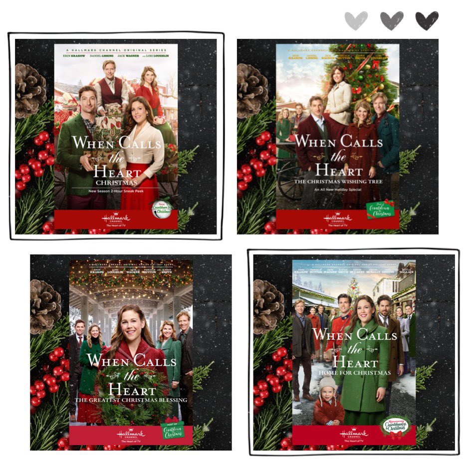 Save the date! December 15th on <a href="/Hallmark_Family/">Hallmark Family</a>! When Calls the Heart Christmas specials are airing starting at noon ET! #Hearties