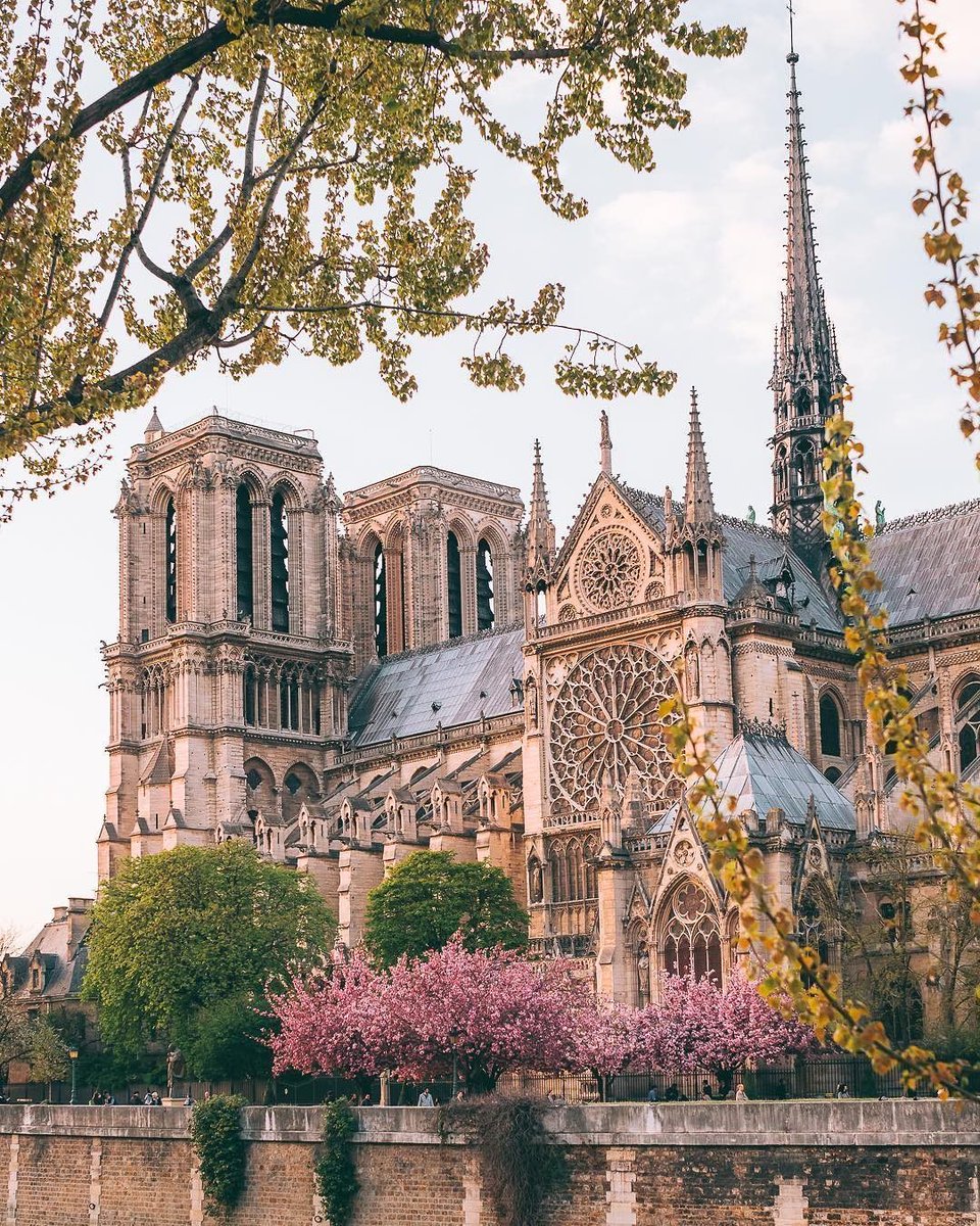 One of the world's greatest architectural gems has risen again today.

It took 182 years to build, but almost burned down in just one night in 2019. 

Here's everything you need to know about Notre-Dame de Paris.... 🧵