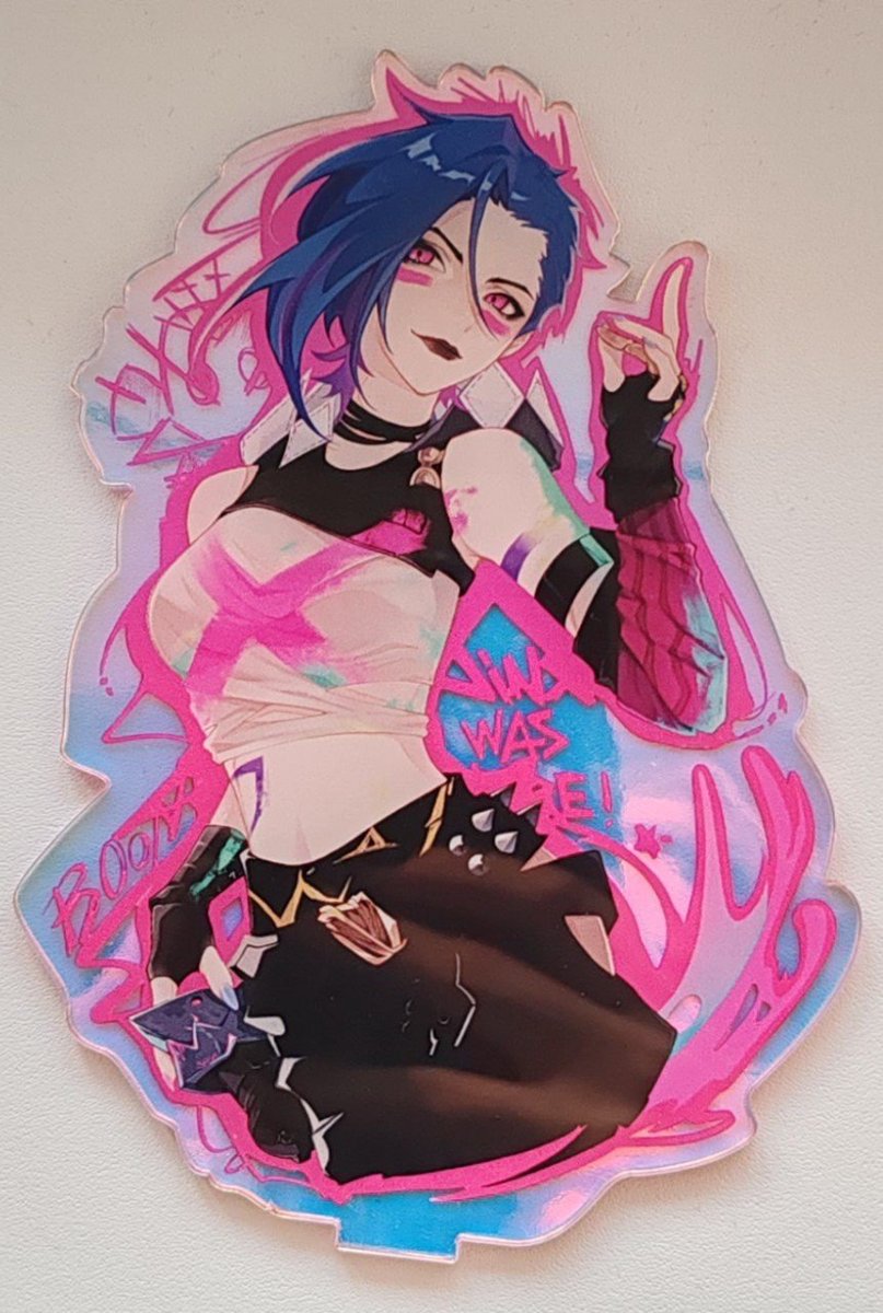 Стенд #Jinx #Arcane на жемчужном акриле 14см
Заказать можно в тгк: SebaER