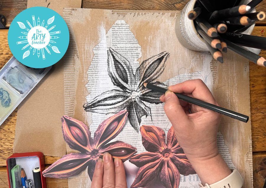 ArtyTeacher's tweet photo. This art lesson has just received a lovely 5-star review. Drawing Star Anise on a Distressed Surface. Check it out now! https://t.co/8WrAvlEwz2
#TheArtyTeacher #arted #artsed #ArtEducation #arteducator #ArtTeacher #HighschoolArt #MiddleschoolArt #k12ArtChat #teacherblogger #artlesson