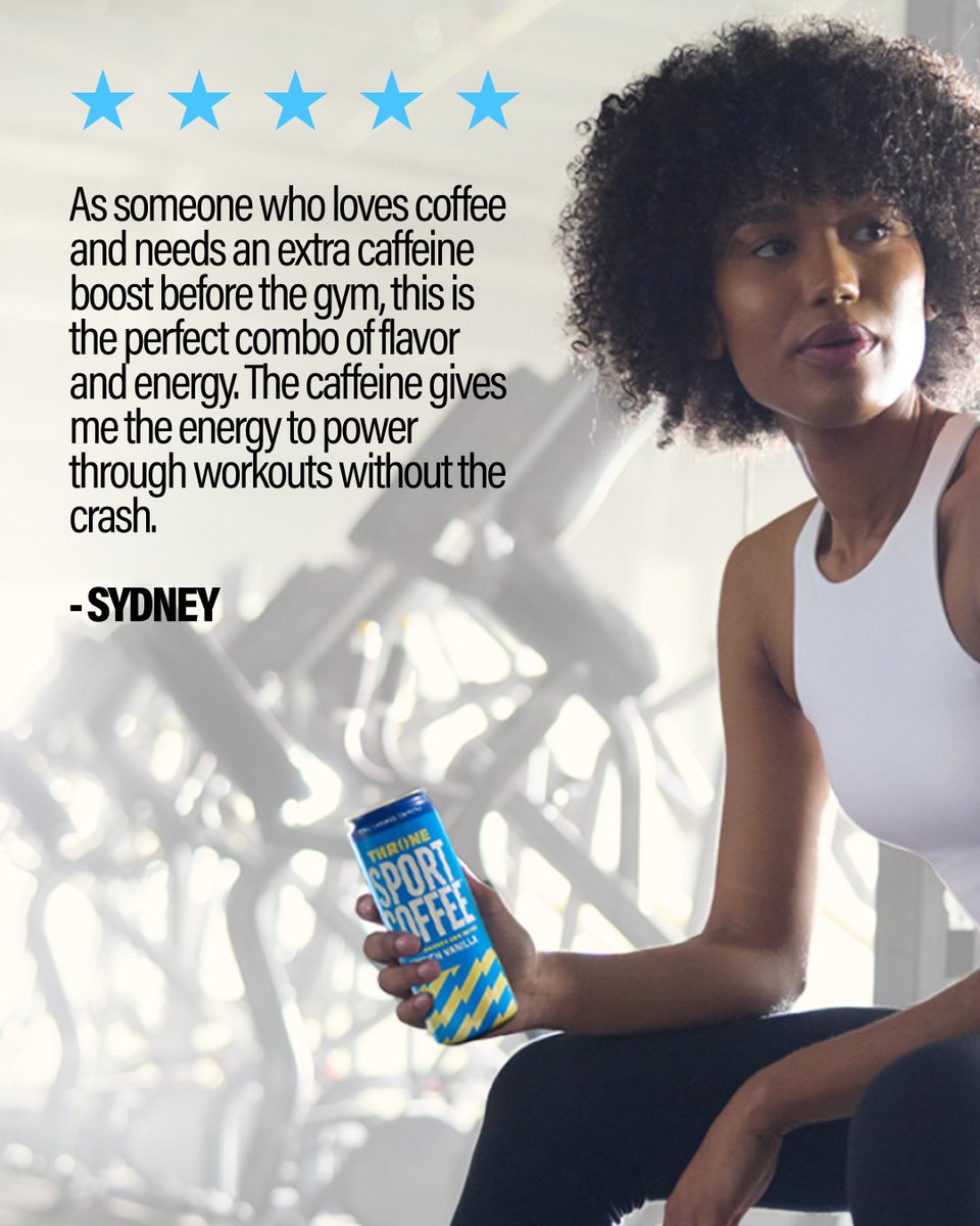 gosportcoffee's tweet photo. These positive reviews are keeping us going - or is it the 150 mg of natural caffeine?
#thronesportcoffee #coffeeplus #getgoingkeepgoing #betterforyoucoffee #sportcoffee #readydrinkgo https://t.co/xbmPrmj05c