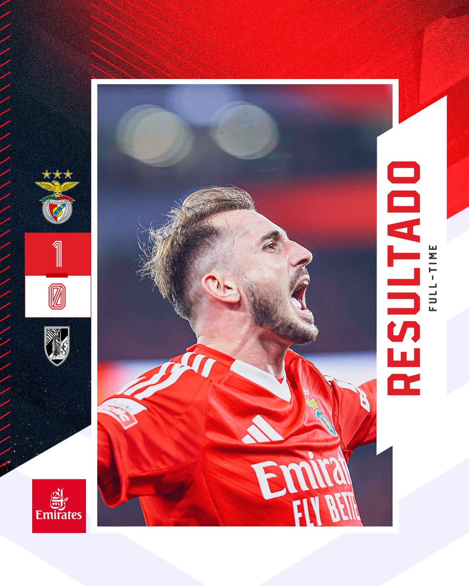 🔴⚪ 𝑶 𝑩𝒆𝒏𝒇𝒊𝒄𝒂 𝒈𝒂𝒏𝒉𝒐𝒖! 💪 

#SLBVSC • #LigaPortugalBetclic