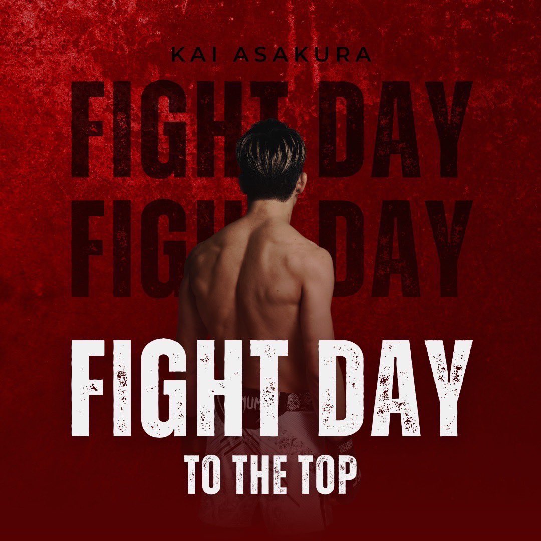 kai_ch_youtube's tweet photo. /／
#朝倉海 歴史的一戦！
🔥🔥Fight day!!!!!🔥🔥
\＼

海『みんないってきます』

#KaiAsakura https://t.co/i1sS4EQIh9