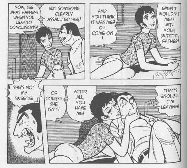 Ioglady's tweet photo. love the evil twink in this osamu tezuka bl https://t.co/43uffZHO1z