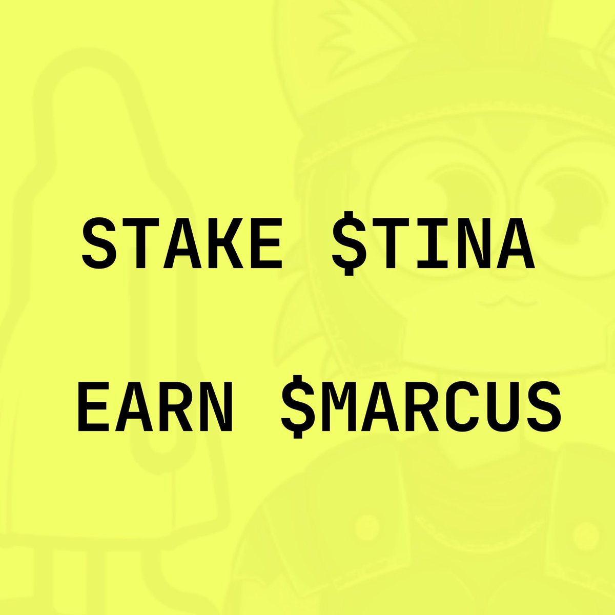 tinywomanorg's tweet photo. 🚨  TO ALL NEW $TINA HOLDERS 

🥩  You can currently stake your $TINA tokens for $MARCUS rewards on @CometaHub ☄️ thanks to @MarcusFurrelius 😸

🚜  Stake here: https://t.co/NGJ20fX4oq

ℹ️  Staking Wallet: https://t.co/FxRlLnmRAE

⏰ Only 18/31 days left, don't miss out!

Also ⤵️ https://t.co/ppG1lgsxRi