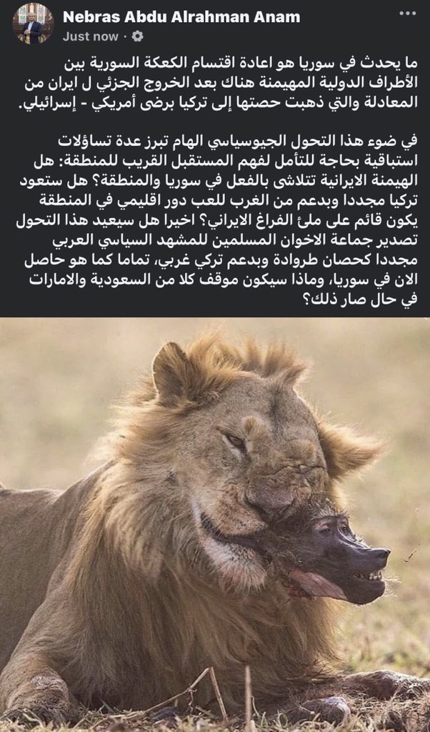 NebrasAnam's tweet photo. هل يرث الاتراك التواجد الايراني في المنطقة بدعم غربي؟ وهل سيقود ذلك لتصدير جماعة الاخوان المسلمين مجددا الى المشهد السياسي العربي؟ https://t.co/h6NNiSXoOH