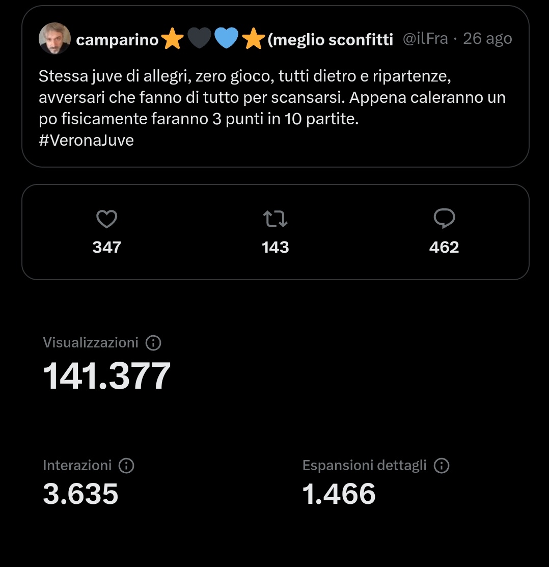 ilFrank77's tweet photo. Siete spariti tutti #gobbidimerda 
#juvemerda 
#JuveBologna https://t.co/KD4cALiOZz