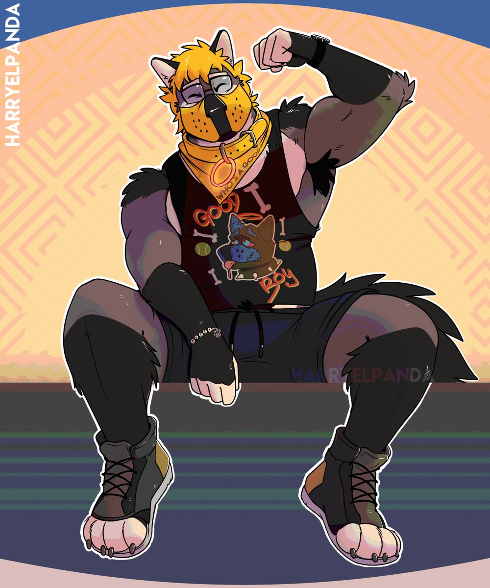 something tells me he might be a good boy