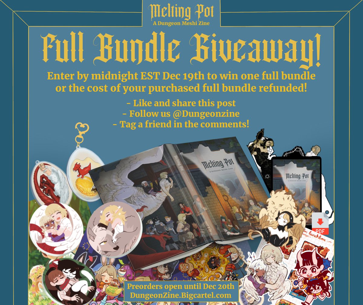 DunMeshi Zine: Complete! tweet media