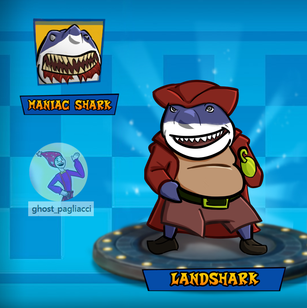 Ghost_Pagliacci's tweet photo. @CrashBandicoot ✨This is LandShark; it was created for my entry in the #CrashTeamRacingNitroFueled art contest🦈
(LandShark is a character planned for the canceled CTR2010)
#CrashBandicoot #CTR #LandShark #CTR2010 https://t.co/weVH4zlMEp