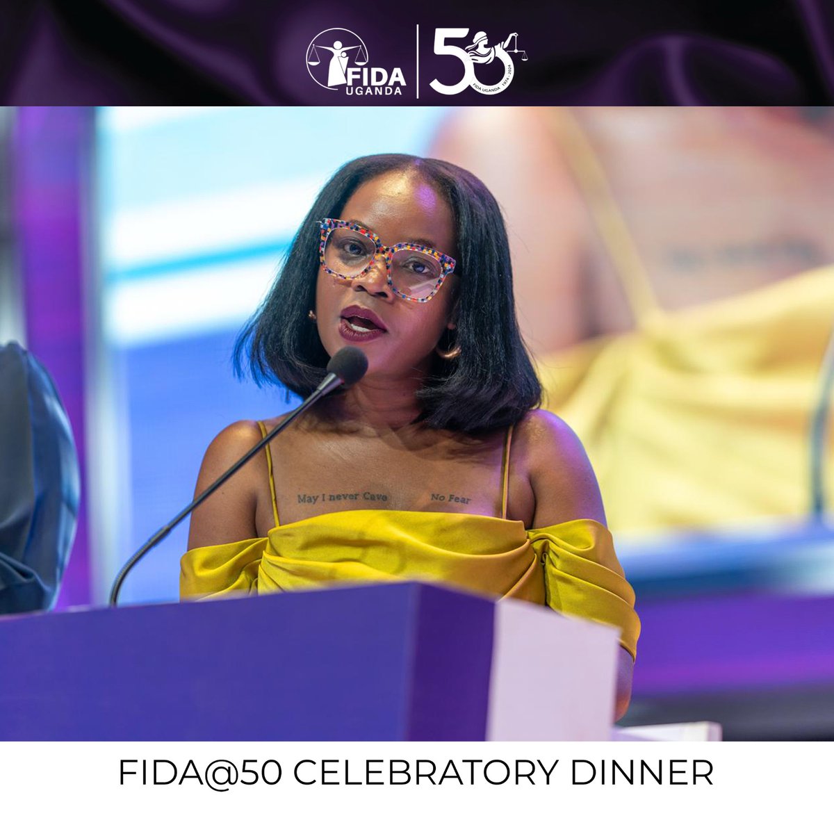 #FIDAAt50🥳 
#50YearsOfProgress

"FIDA Uganda has opened many opportunities to young lawyers in their career. Many legal professionals are a product of the intentional and committed work of FIDA in advancing women’s rights. FIDA’s support has empowered countless of men and women,