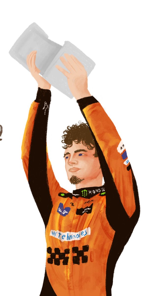 I don't know if i'm ever gonna finish it but here a wip about lando's first win