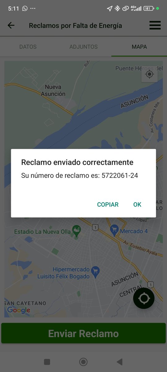 romipn's tweet photo. @ANDEOficial sin luz barrio mbocayaty Asunción! https://t.co/qOvbB34kf5