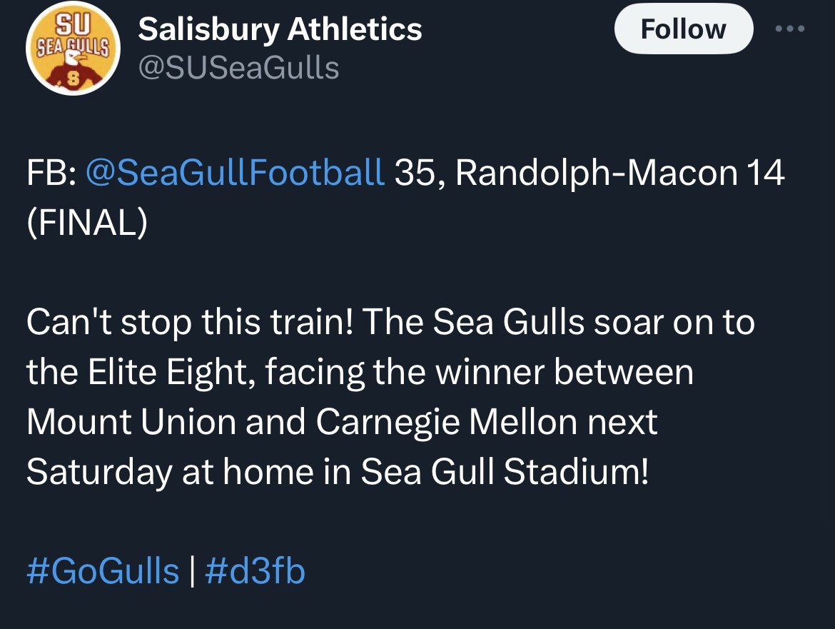 There’s a million ways to win this game , but seeing option programs dominate in an era that says it’s wrong is awesome. That is to say nothing of teams like Army, Harding, Davidson,W&amp;L and soon to be Rice. Winning> Cool