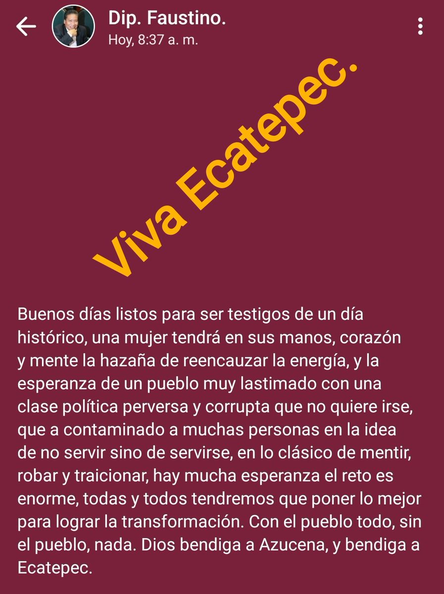 𝘼𝙉𝘿𝙍𝙀𝙒 🇲🇽 𝓐𝓜𝓛𝓞 🇲🇽 (@andrewonestark) on Twitter photo Un abrazote Camarada <a href="/YoConFaustino/">Faustino de la Cruz Pérez</a> y larga vida a la Camarada <a href="/azucenacisneros/">Azucena Cisneros</a>
"Hasta la Victoria Siempre"
Ódiame Más 🦅 Un abrazote Camarada <a href="/YoConFaustino/">Faustino de la Cruz Pérez</a> y larga vida a la Camarada <a href="/azucenacisneros/">Azucena Cisneros</a>
"Hasta la Victoria Siempre"
Ódiame Más 🦅