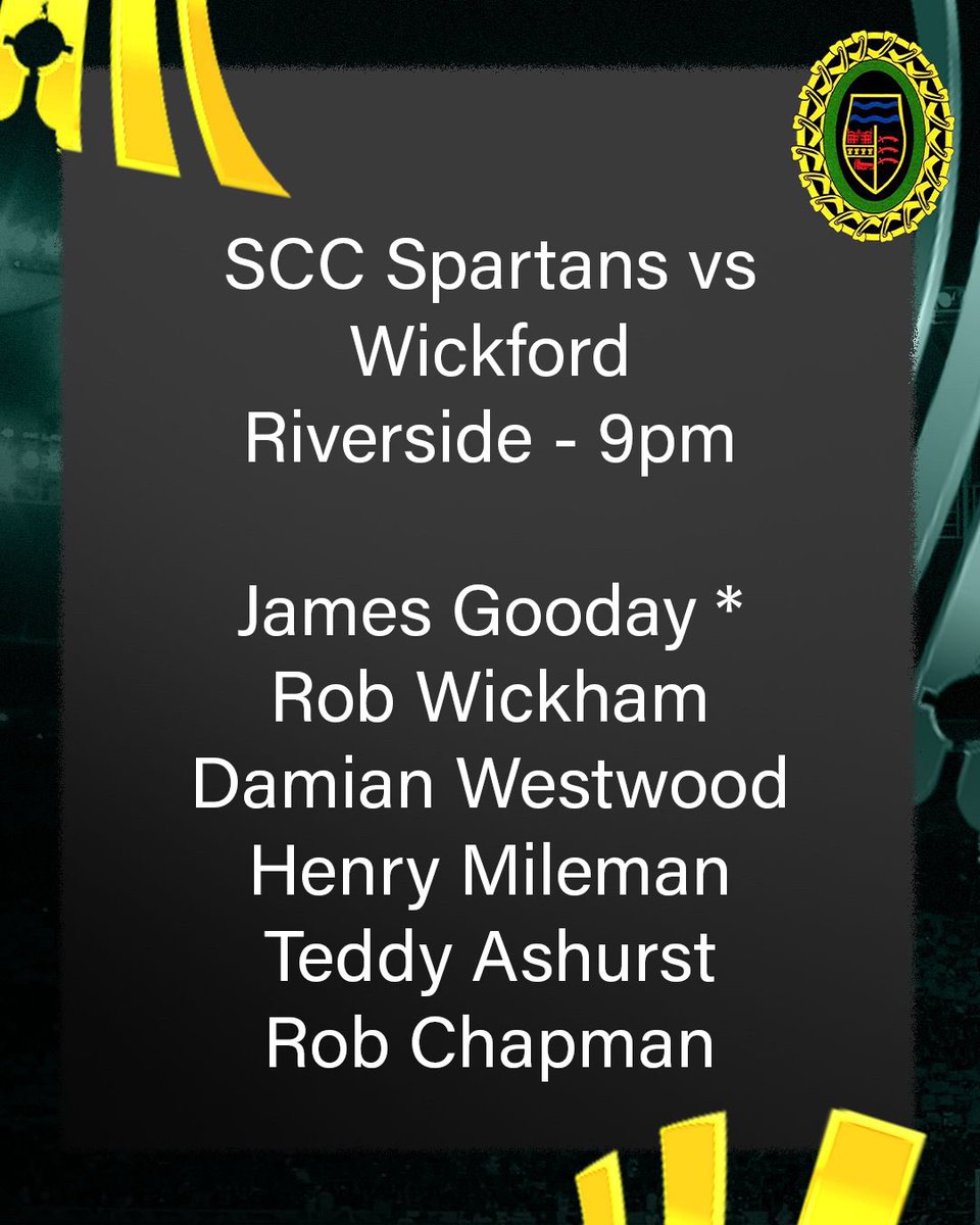 Another Sunday double header in the Riverside indoor league tomorrow! At 8pm the unbeaten Swallows face local neighbours Beaulieu Park, while at 9pm the Spartans face <a href="/WickfordCC/">Wickford CC</a> .