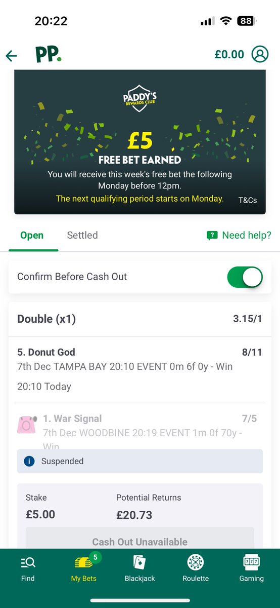 aaronosh22's tweet photo. @JoeNorrisGYTO Small stakes, usually only bet uk races. Nice one👏 https://t.co/84Ym0KfcT8