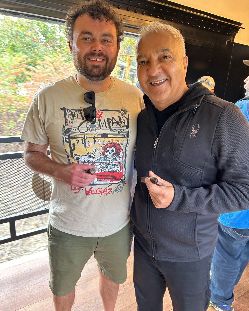 RockyPatelCigar's tweet photo. Another incredible day on the tracks with Rudy's Shop and THE Rocky Patel This one-of-a-kind event brought cigar lovers together for vintage train travel, great smokes, and unforgettable memories.
#rockypatelcigars #rudysshop #RollingSmoke #CigarEvents #CigarCommunity https://t.co/NB18mfAq1E