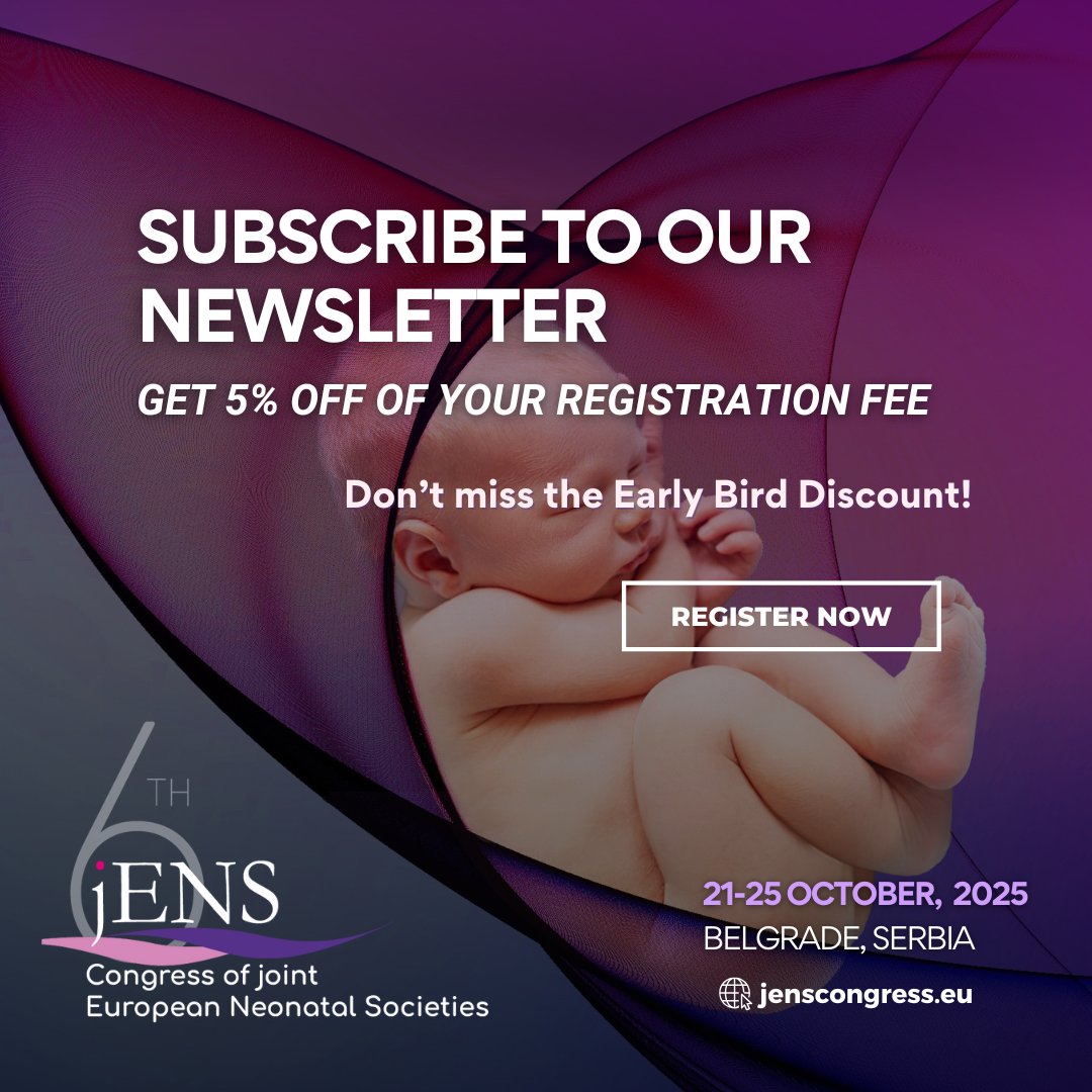 Save on Your #jENScongress 2025 Registration!
Subscribe to our newsletter today to get 5% off your registration and stay informed about the latest congress updates👉eepurl.com/gXrZ5z

Register now  with early bird discount 👉 bit.ly/jENS-REGISTRAT…

<a href="/EFCNIwecare/">EFCNI</a> <a href="/UENPS_EU/">UENPS</a>