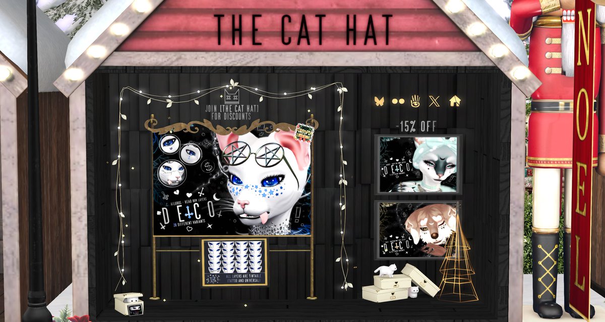 TheCatHat_SL's tweet photo. Furtopia is open for gorup members! (Live on DEC9)
 (Join their group for gifts also)

Please check out my booth for an exlusive event item and an eye pack gift from me for free for the holidays!
Taxi: https://t.co/kMxabnHO5y

[x] #SecondLife #slfurry #furrysl #tchsl https://t.co/Mvl7H3EGQc