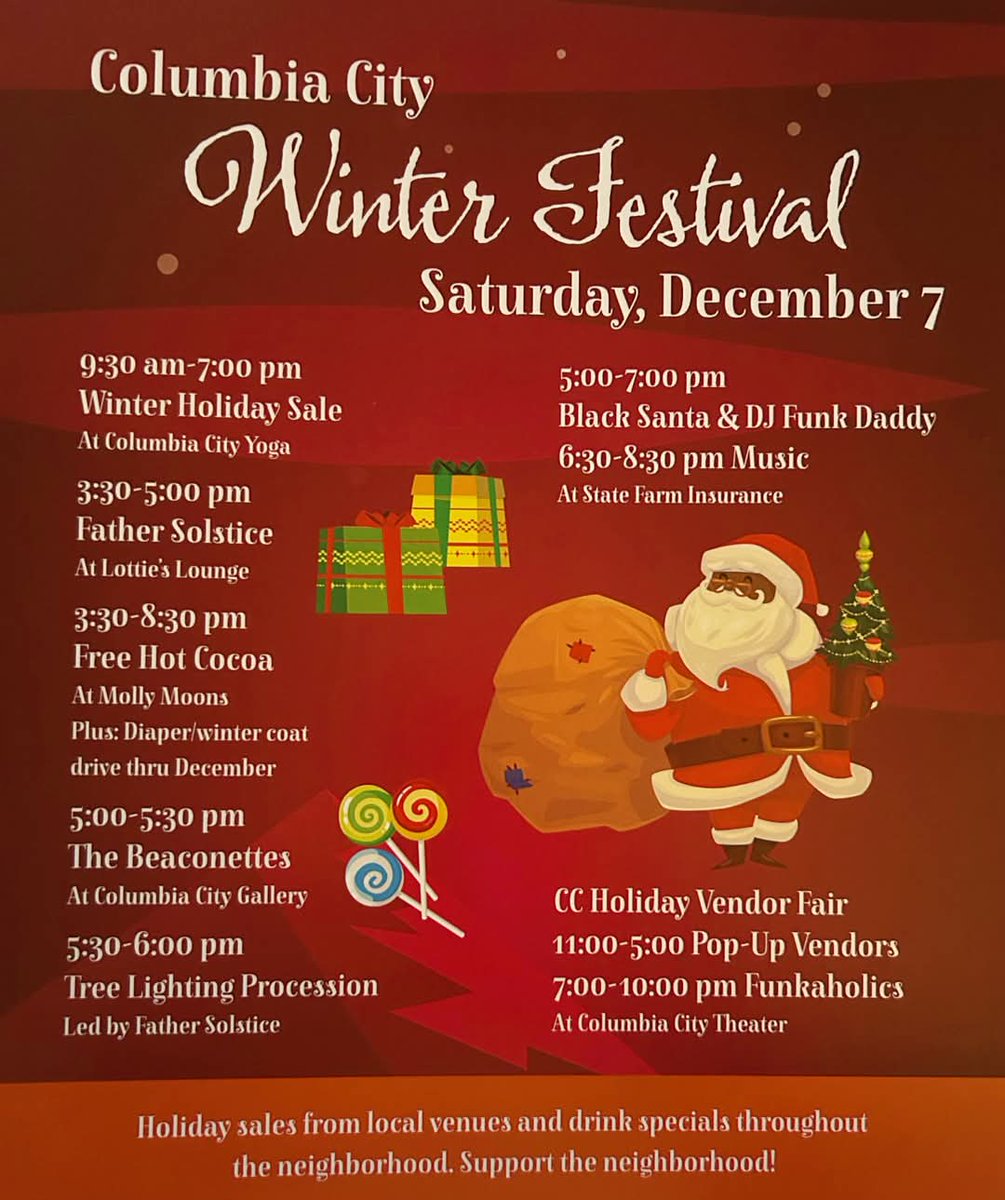 FN_Makayla's tweet photo. @rainierbeach There is a winter festival happening in Columbia City! https://t.co/Xmiz9ZybzE