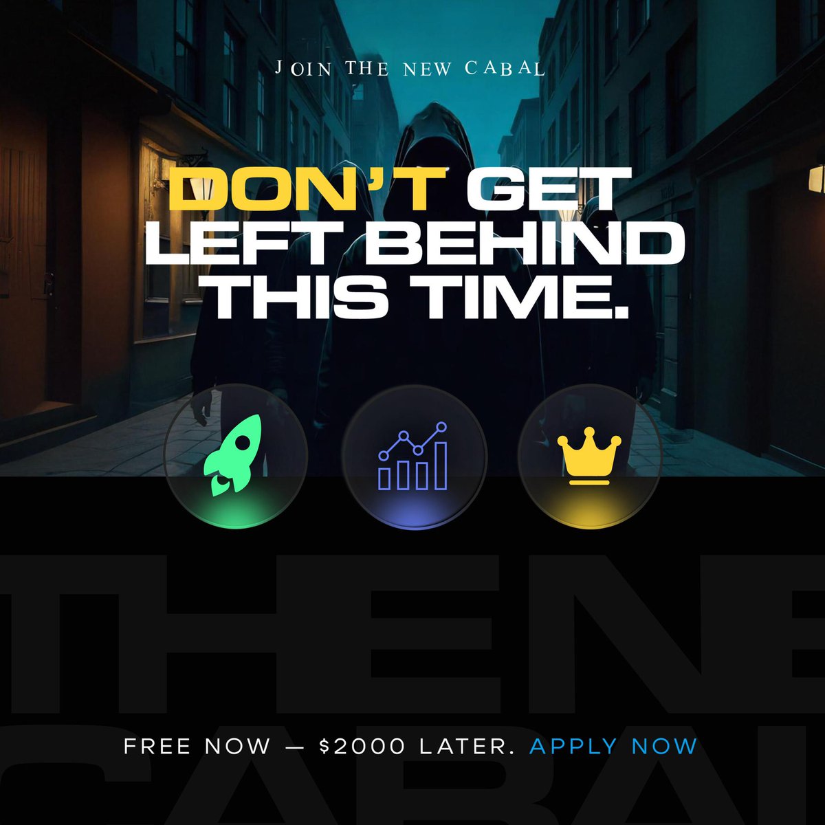 TheNewCabals's tweet photo. Missed the last bull run?
This time, don’t get left behind.

💎 The New Cabal is your insider key to:

🚀 Guaranteed 10x-50x launches
🛠 Strategies from crypto’s sharpest minds
🌍 A network of serious market movers
⏳ 1,000 spots FREE now—$2,000+ later.
👉 Apply today to secure your edge.

https://t.co/No4pu6TpWr