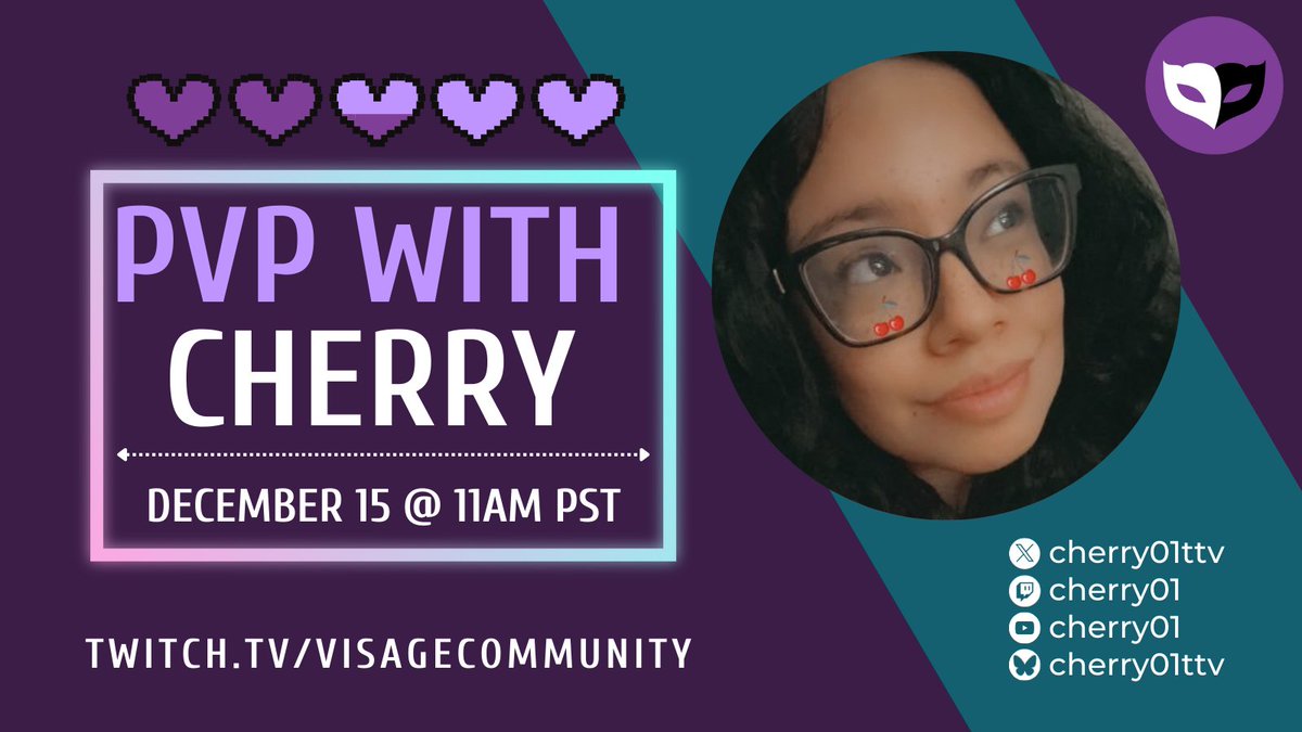 Join us on Twitch with <a href="/Cherry01TTV/">Cherry</a> for a PVP Workshop. ⚔️We'll uncover the new BG Blitz changes, MMR buffs, and the fastest way to gear up. Plus, get all of your burning questions answered in our Q&amp;A session.

📅December 15 @ 11AM PST
📺twitch.tv/visagecommunity