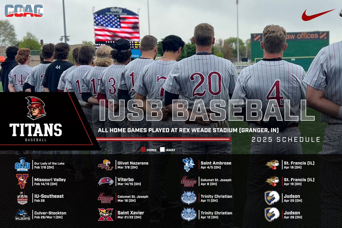 🚨The 2025 Schedule is here‼️🚨