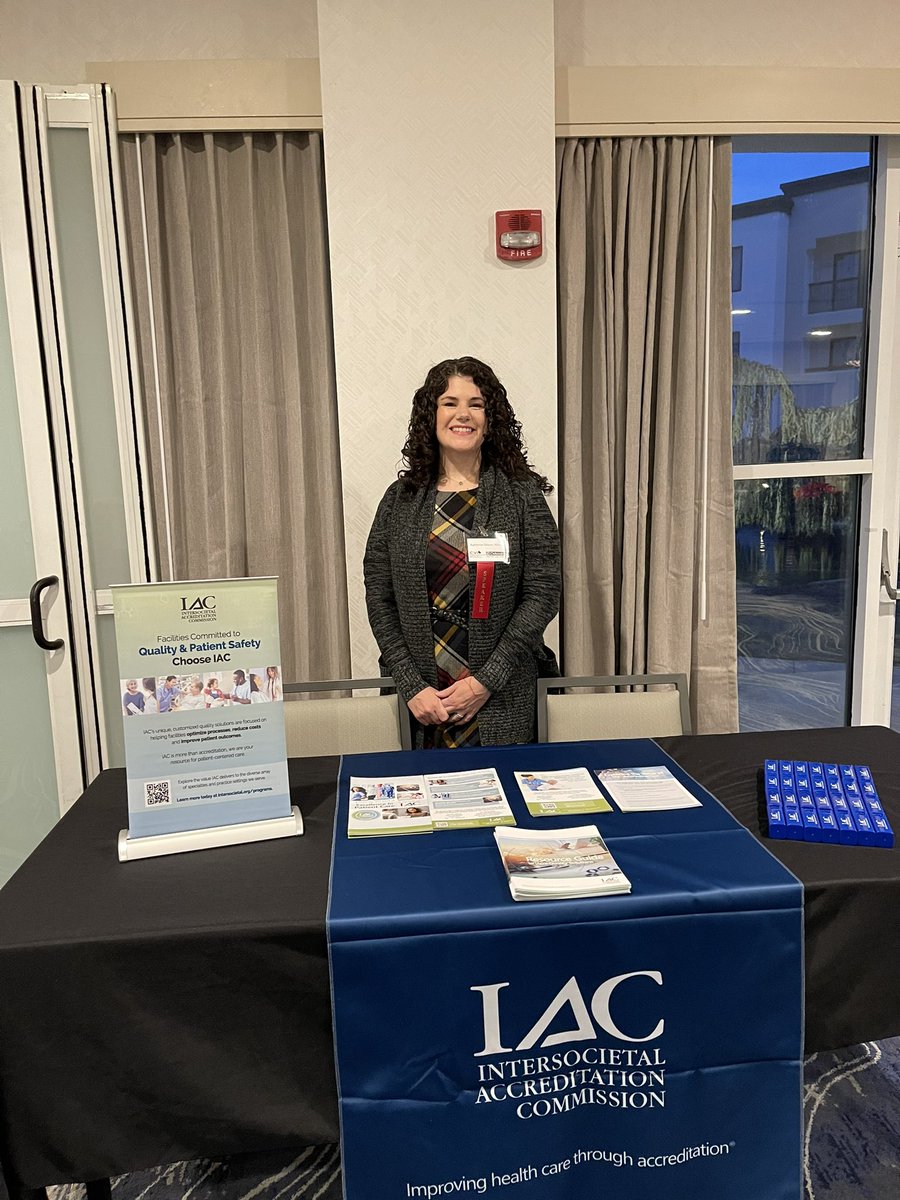 katie_gibson311's tweet photo. Had the pleasure of presenting the Value of Accreditation and its Role in Assuring Quality and Safety today at the 11th Annual Role of Multi-Modality Cardiac Imaging in Women Conference. Thank you @RBP0612 and @cvi_phila for a great conference. #CommittedToQuality #IACEcho https://t.co/R5IeSAgKyV