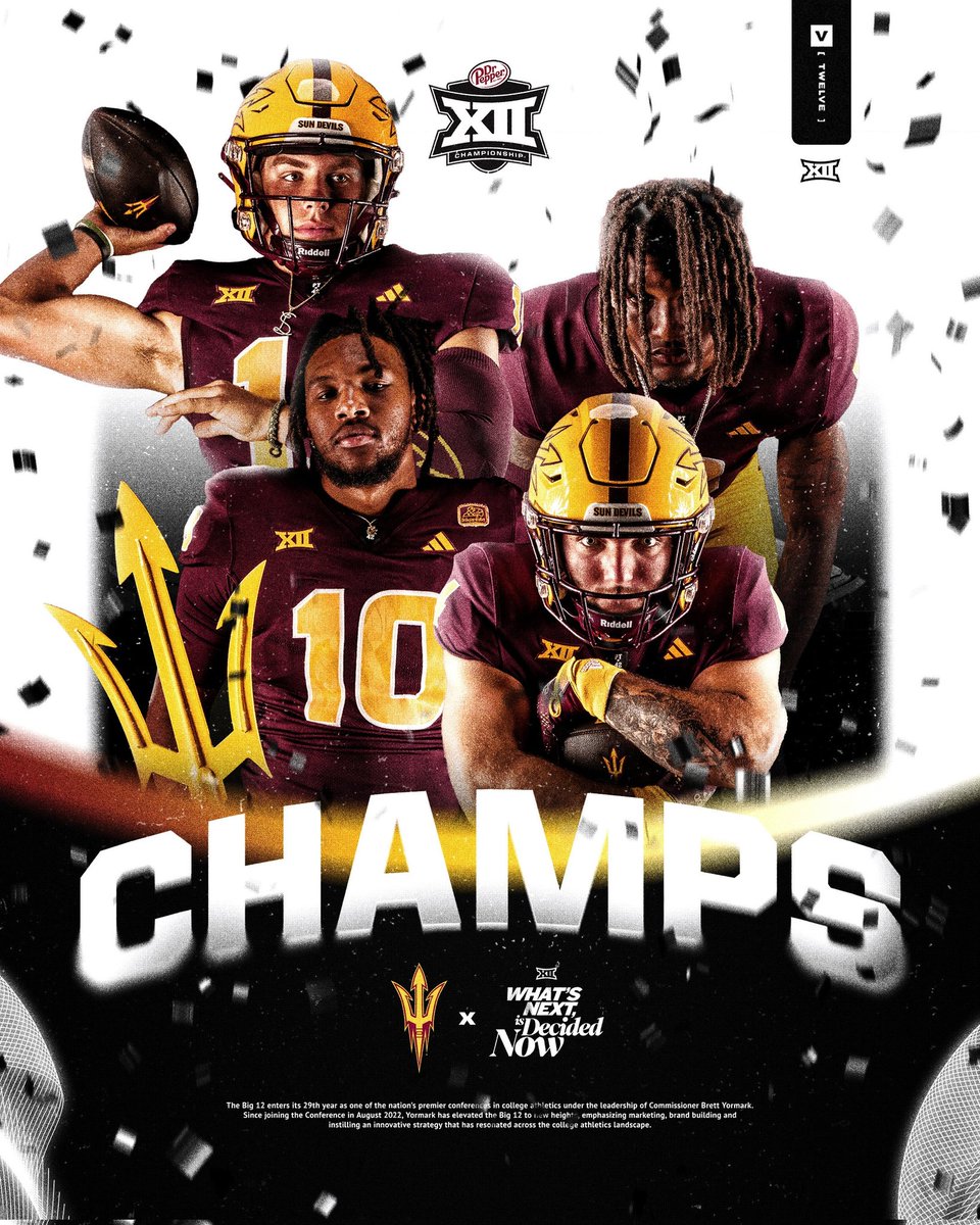 Congratulations <a href="/ASUFootball/">Sun Devil Football</a>  winning the Big12 Championship! Amazing run to the College Football Playoffs in their first year in the Big12.

Forks Up!

Click here to get a free energy evaluation: generation.solar/request-free-d…

#GoSolar