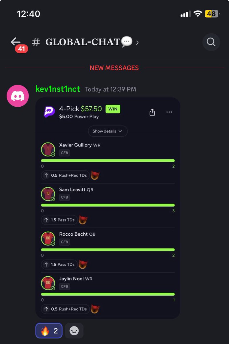 CFB REALLY MY SHIII COME JOIN MY $5 WEEKLY CORD AND CASH OUT BOIII #prizepickslocks #PrizePicks1000X #PrizePicksMilly #PrizePicksnfl #GamblingTwiiter #Gamblingplatform