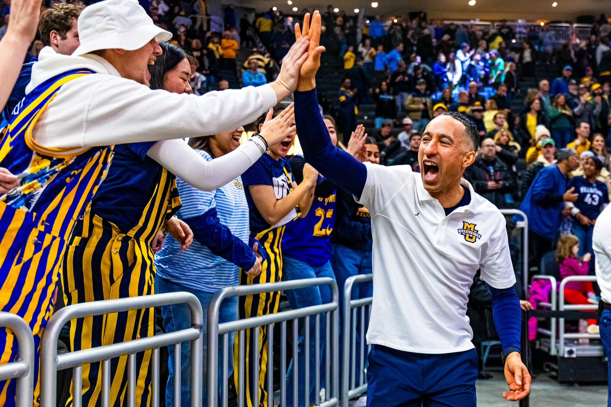 MarquetteU's tweet photo. 😤 We Are 👏👏 Marquette! #BeatBucky ✅ https://t.co/d8qk9S31qm
