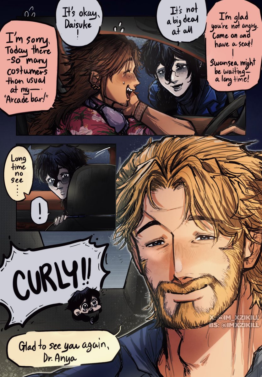 I brainwashed everyone with Daisuke with long hair and beard
