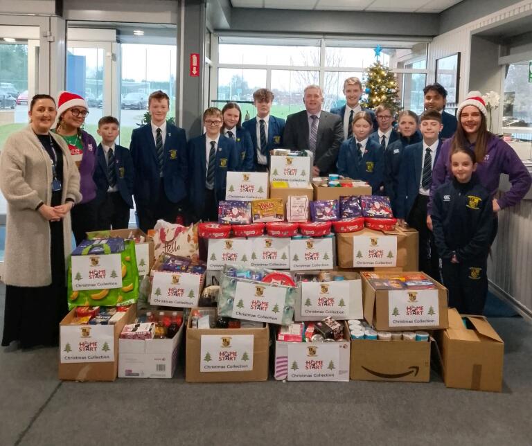 A huge thank you to the incredible families of Antrim Grammar School for their generous contributions to our Home-Start, Antrim District  collection. Your kindness is helping us support those in need in our community this holiday season.