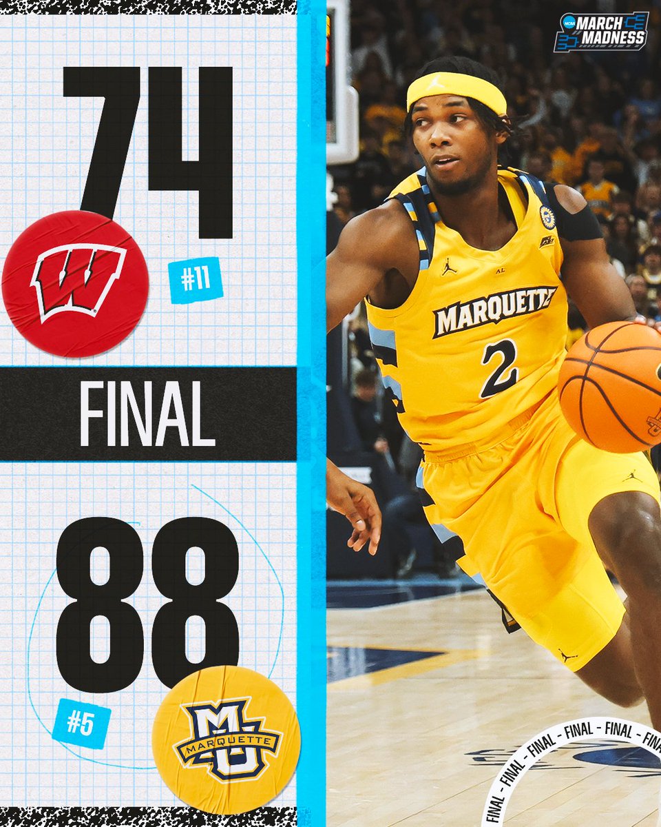 NO. 5 MARQUETTE BOUNCES BACK 👏

The Golden Eagles get a big win at home over No. 11 Wisconsin 🔥