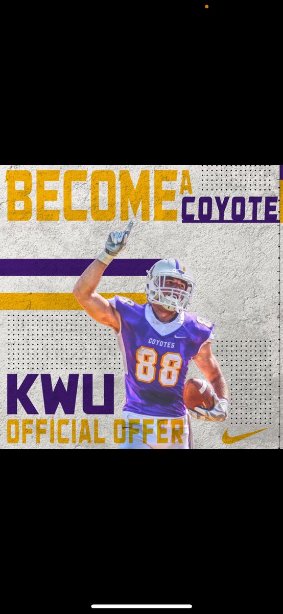 brock_mascho's tweet photo. Blessed to receive my first offer to play college football from @kwufootball ! https://t.co/REeUhio1B7