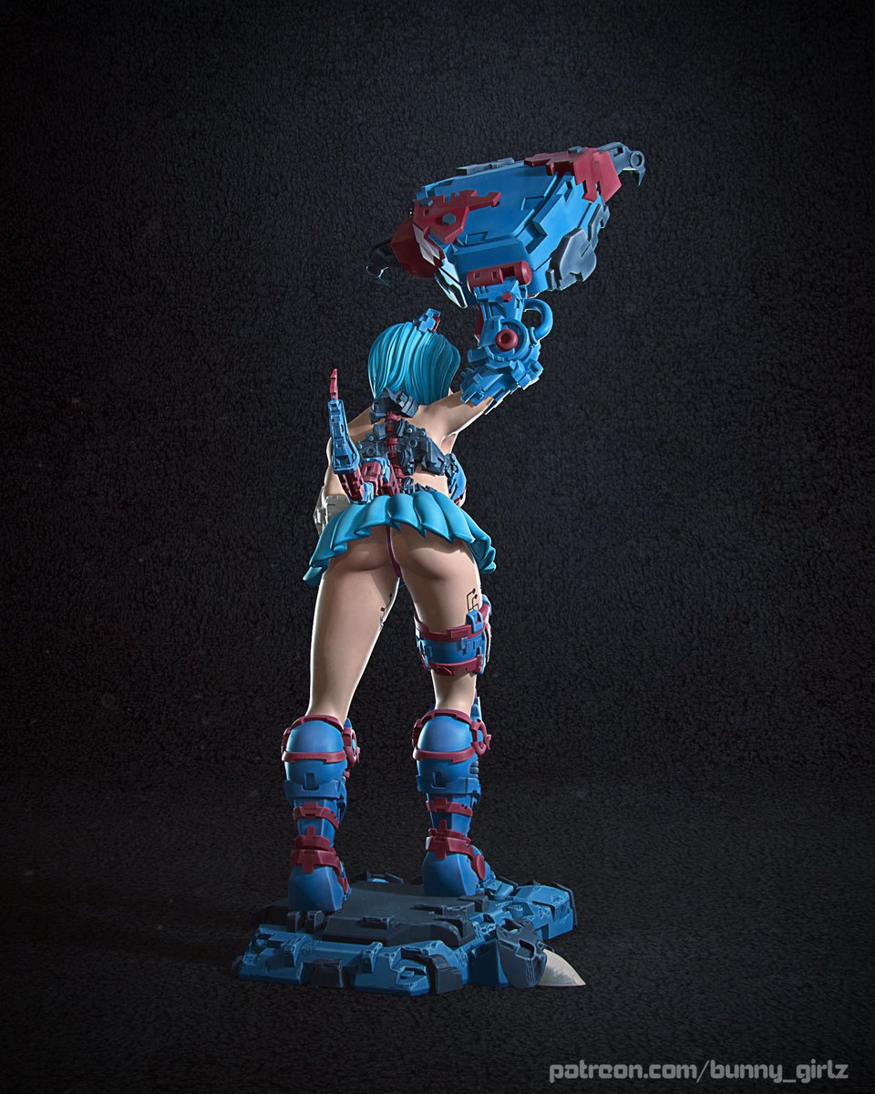 Yog_3D's tweet photo. Cat-girl Ann from the Future age. 3d model for 3dprint. 

#3dmodel #blender #evee https://t.co/mPORS1bWeL