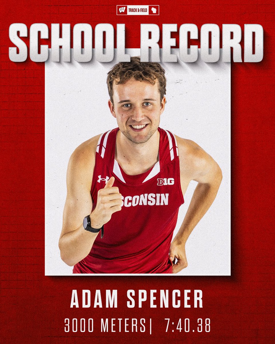 HOW ‘BOUT IT❗️

ADAM SPENCER BREAKS THE SCHOOL RECORD IN THE INDOOR 3000 METERS! 😤

#Badgers || #OnWisconsin