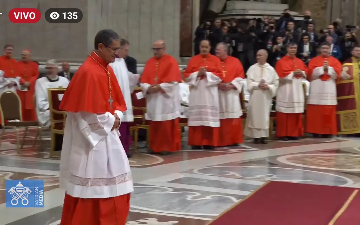 FidesOnline's tweet photo. Habemus Cardinalis!

Agradecemos al Papa Francisco por la creación del nuevo Cardenal Luis Cabrera, OFM., quien ha sido designado a la iglesia Santa Familia de Nazaret en Cento Celle, Roma. 

Pedimos al Espíritu Santo que guíe la misión del nuevo Cardenal 🙏🏻🇻🇦

#FidesOnline https://t.co/YoNotIwfSK