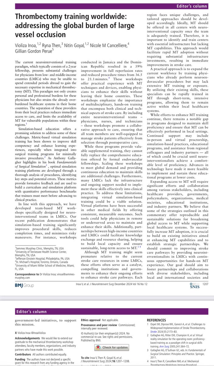 Violiza Inoa (@inoavioliza) on Twitter photo As we approach the year’s end, let’s draw inspiration from the impact we can make as a strong NeuroIR community. Together, we can promote education, support underserved populations, and give back in meaningful ways. <a href="/JNIS_BMJ/">JNIS</a> <a href="/GPerue/">Gordon Perue</a> <a href="/NMCancelliere/">Nicole Cancelliere</a>
jnis.bmj.com/content/16/12/… As we approach the year’s end, let’s draw inspiration from the impact we can make as a strong NeuroIR community. Together, we can promote education, support underserved populations, and give back in meaningful ways. <a href="/JNIS_BMJ/">JNIS</a> <a href="/GPerue/">Gordon Perue</a> <a href="/NMCancelliere/">Nicole Cancelliere</a>
jnis.bmj.com/content/16/12/…