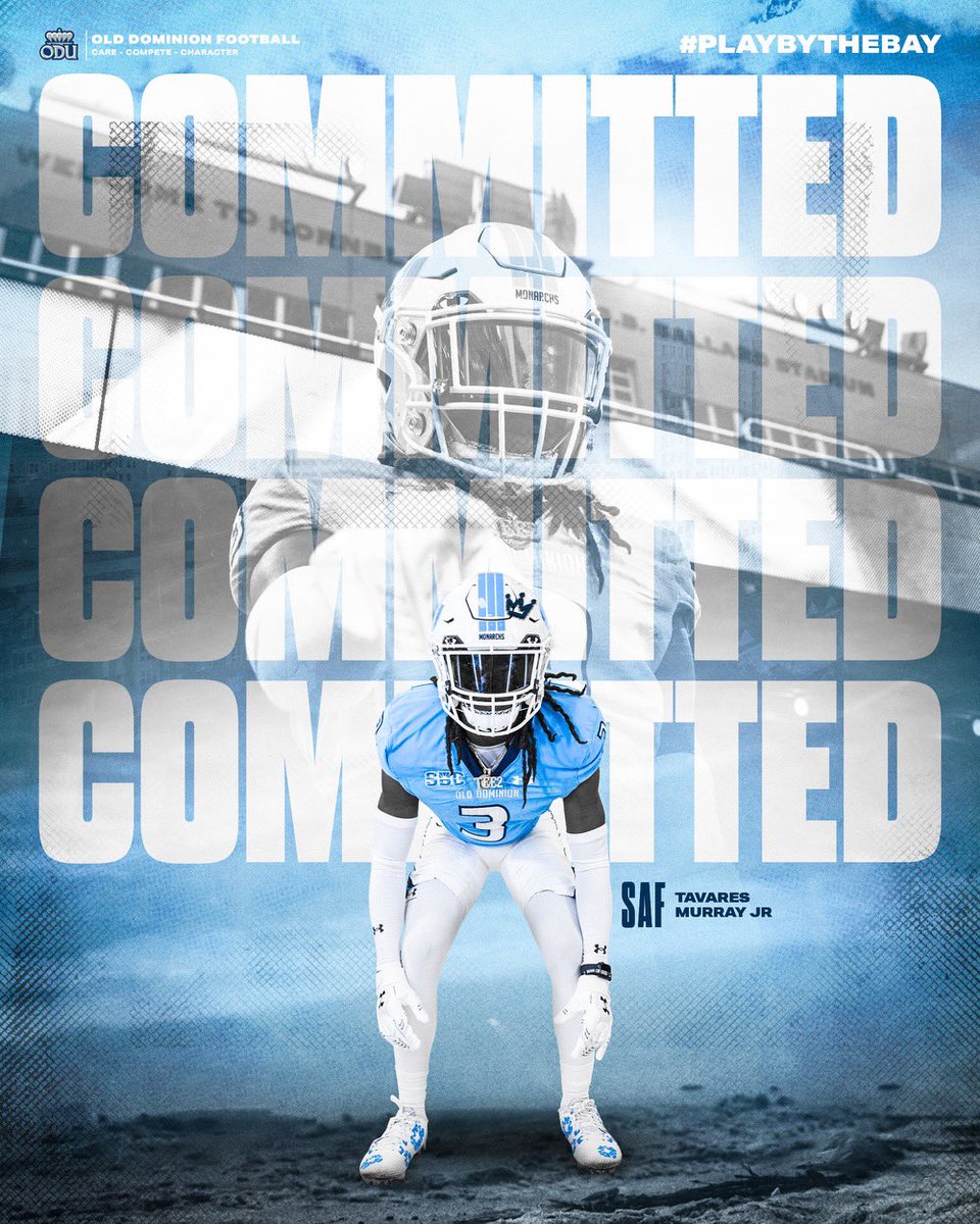 ᵀᵃᵛᵃʳᵉˢ ᴹᵘʳʳᵃʸ ᴶʳ ³ (@tmurr_jr) on Twitter photo First foremost want to thank man above, appreciate my teammates who been here through out my whole process that been said I will be early enrolling to Old Dominion university! ✍🏽 <a href="/ODUFootball/">ODU Football</a>
<a href="/thetylereden/">Tyler Eden</a> <a href="/RemingtonReb/">Remington Rebstock</a> <a href="/BartowFb/">Bartow Yellow Jackets Football</a> First foremost want to thank man above, appreciate my teammates who been here through out my whole process that been said I will be early enrolling to Old Dominion university! ✍🏽 <a href="/ODUFootball/">ODU Football</a>
<a href="/thetylereden/">Tyler Eden</a> <a href="/RemingtonReb/">Remington Rebstock</a> <a href="/BartowFb/">Bartow Yellow Jackets Football</a>