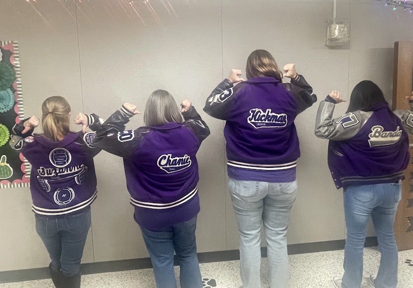 Purple out Friday! Go Cats!! 💜