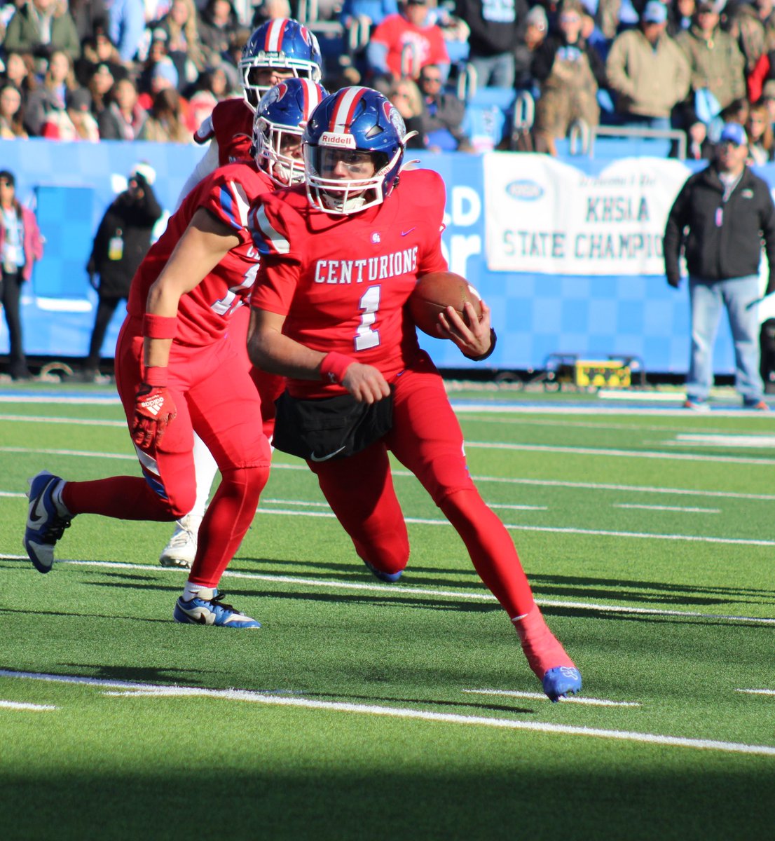 Senior QB/DB Connor Hodge was named the MVP of the 3A state championship game. 

Hodge accounted for all six of CAL’s touchdowns — four on the ground and two through the air — on the day to round out a decorated high school career.