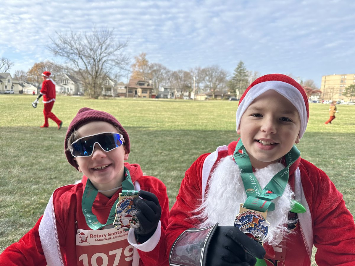 Year 2 of the Santa Run 5K.