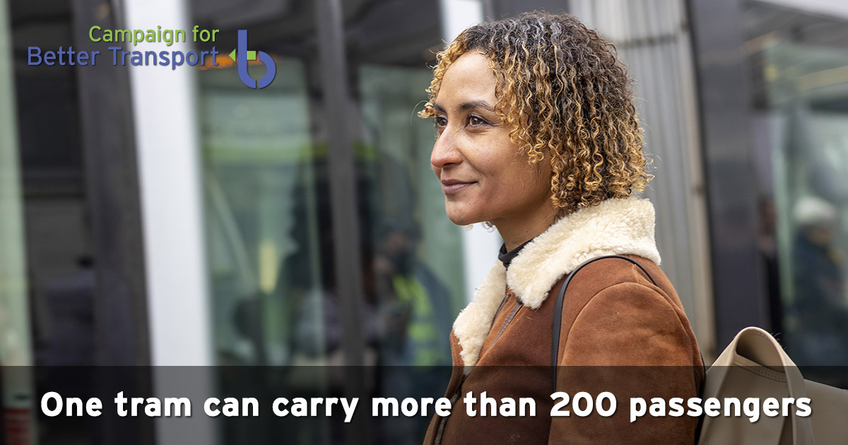 CBTransport's tweet photo. ๐ It's #TimeForTrams! ๐
- Efficient
- Accessible
- Popular
- Zero-emission
We're campaigning for more tram and light rail schemes around the country to help deliver a sustainable transport network for everyone.
Read more: https://t.co/mHKsMD7gOb https://t.co/VOdaAAnTWv