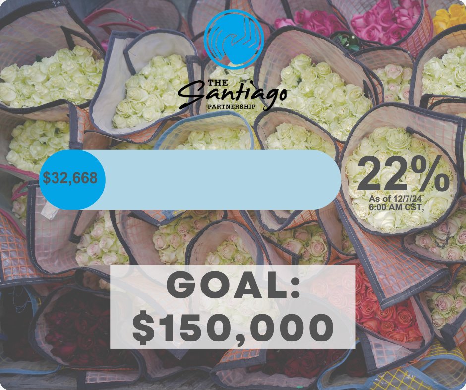 SantiagoPartner's tweet photo. Off to a great start! Share to help reach the goal!
https://t.co/fPVPtZNyIi
________________________________________
#socent #florist #SantiagoPartnership #growlocal #philanthropy #sustainable #charity #GiveBack #ImpInv #nptech #SoCap #nonprofit #donate #givingback #fundraise https://t.co/0kYOfimbyV