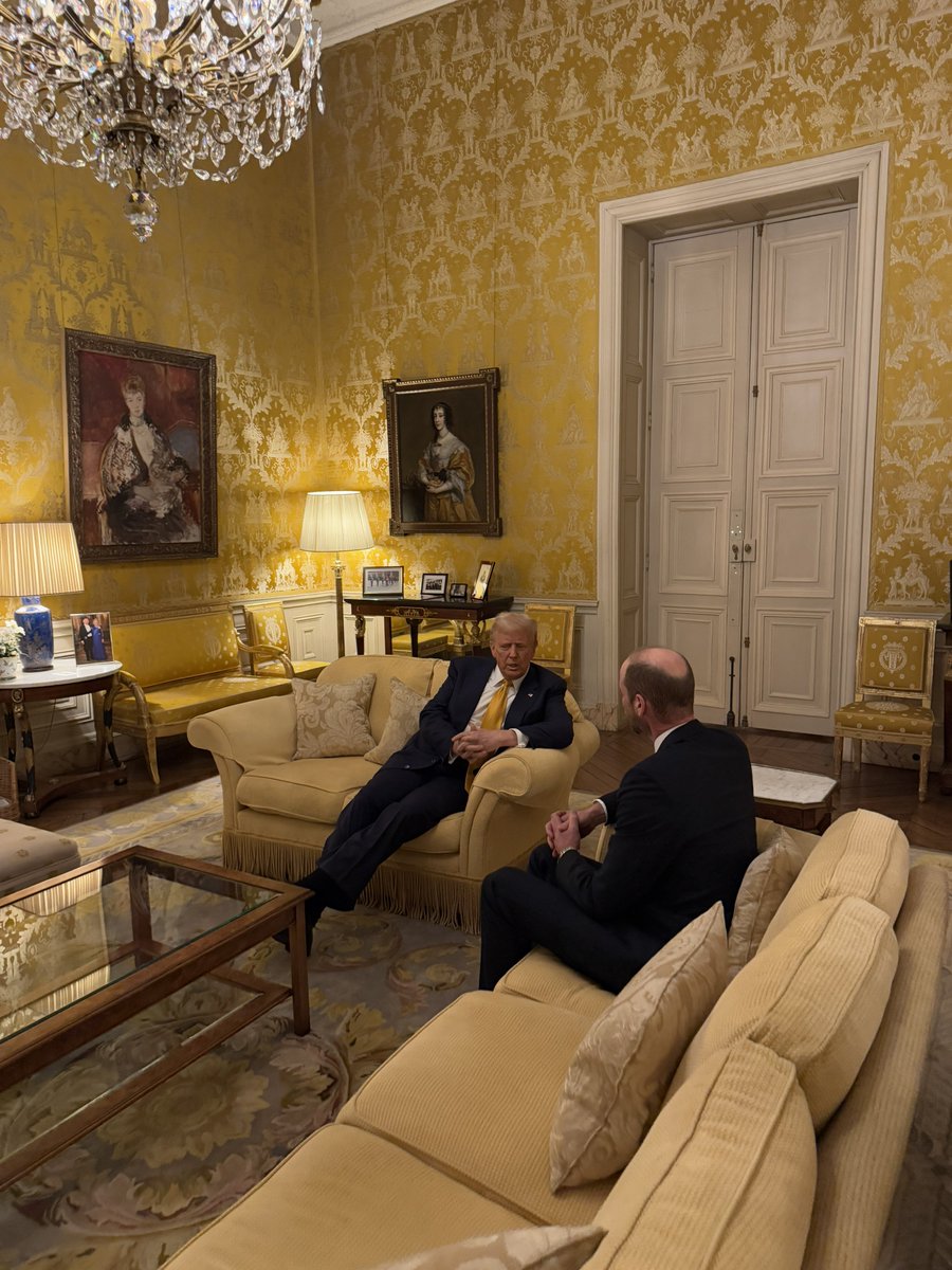 President <a href="/realDonaldTrump/">Donald J. Trump</a> meets with the Prince of Wales 🇺🇸🇬🇧