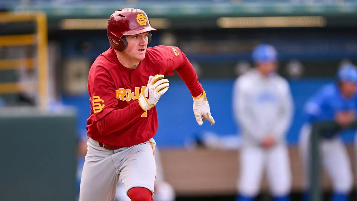 D1Baseball (@d1baseball) on Twitter photo A rock-solid third baseman, <a href="/ethan_hedges/">Ethan Hedges</a> was a force at the plate for <a href="/USC_Baseball/">USC Baseball</a> last season, hitting .270/.356/.390 with five triples.
He could also pitch out of the bullpen in 2025 after showing a fastball with some sink and a good slider this fall. A rock-solid third baseman, <a href="/ethan_hedges/">Ethan Hedges</a> was a force at the plate for <a href="/USC_Baseball/">USC Baseball</a> last season, hitting .270/.356/.390 with five triples.
He could also pitch out of the bullpen in 2025 after showing a fastball with some sink and a good slider this fall.