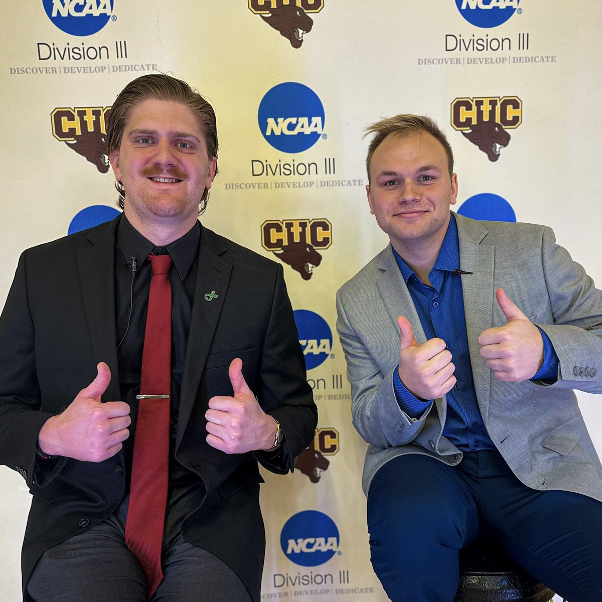 KaylaBMcCloud's tweet photo. Last CUC Broadcast for these two makes for a sad day inside Geiseman. So beyond thankful for the years of hard work they put into the department to make every broadcast better than the last. We’re gonna miss you @PeterBorko and @pratleytc! https://t.co/Fo2qQ9NP4i