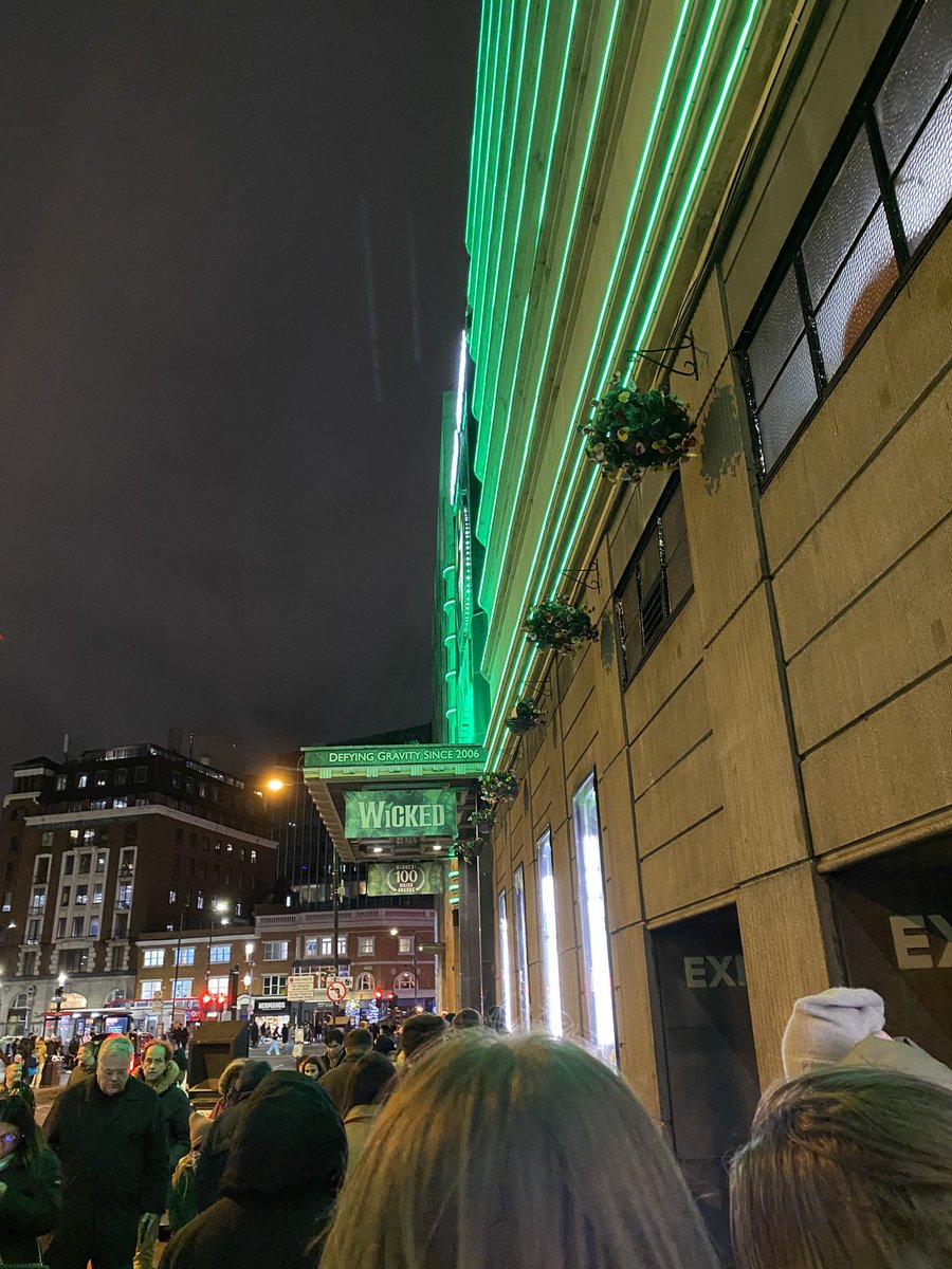 Wicked in London is wicked!!! 👍🏻